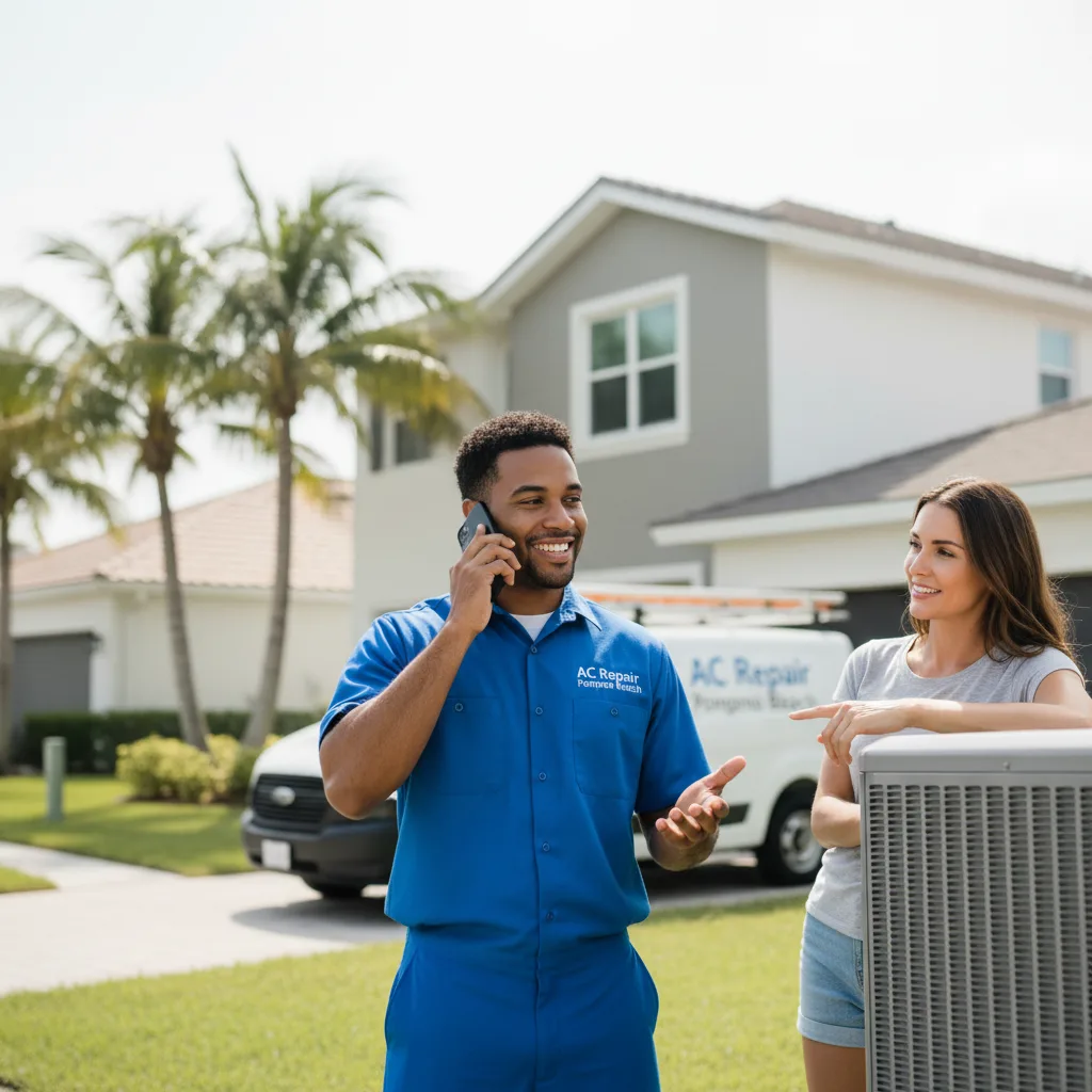 AC Repair Pompano Beach customer support in Schoolcraft
